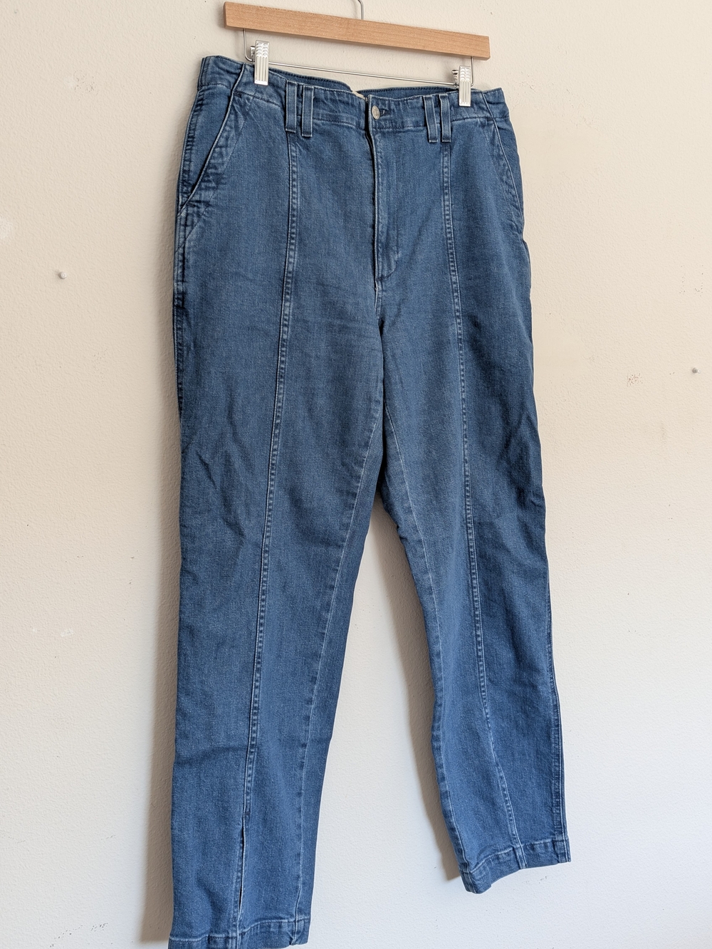 Madewell Women's The Perfect Vintage Straight Jean With Front Seam Size 30